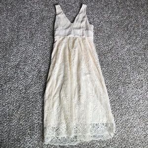 ❗️NWT❗️ Champagne and Strawberry lace dress